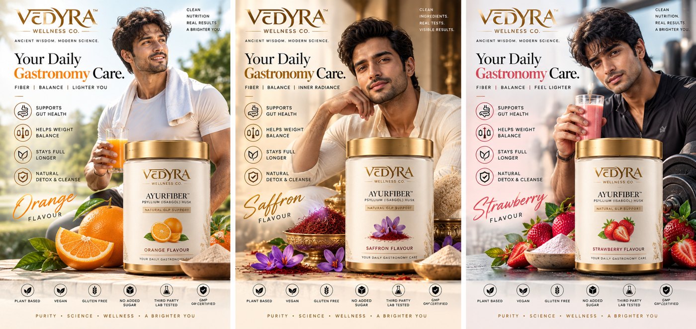 Orange, Saffron and Strawberry flavours
